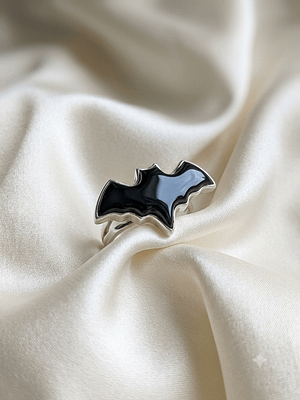 Black Onyx Bat Ring
