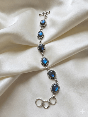 Midnight Glow Labradorite Link Bracelet