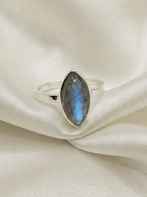 Labradorite Marquise Ring