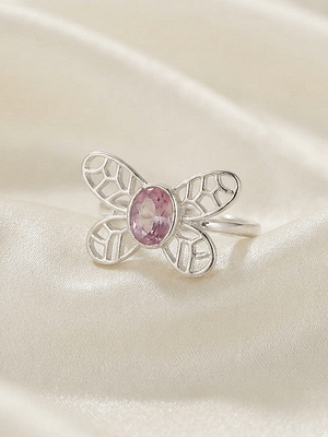 Fluorite Butterfly Ring