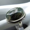 MOSS AGATE RING