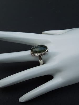 MOSS AGATE RING
