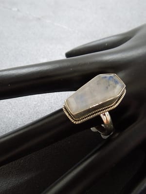 LARGE COFFIN RING