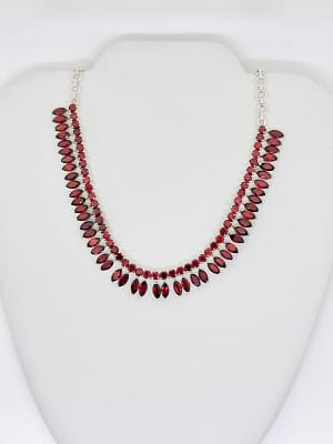 RED GARNET NECKLACE