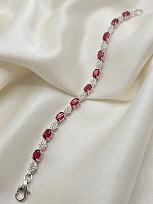 Ruby Tennis Bracelet