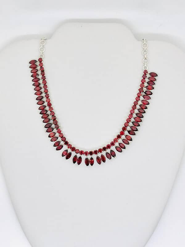 RED GARNET NECKLACE