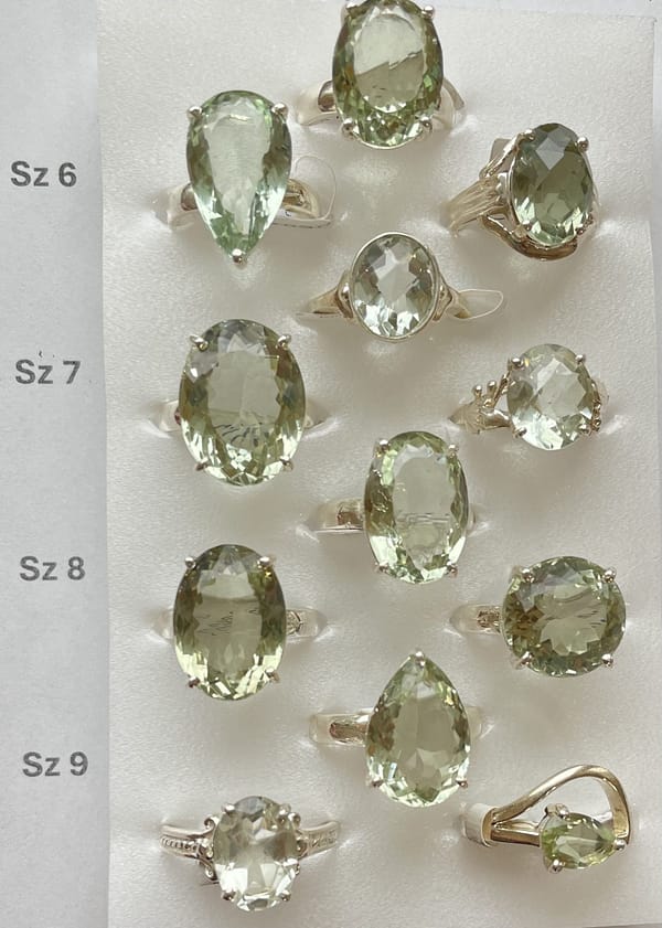 WR2853 GREEN AMETHYST (PRASIOLITE)